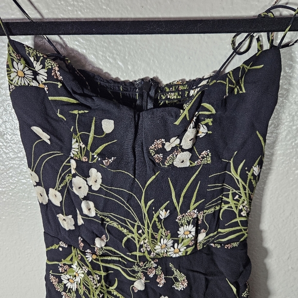 Reformation Kourtney Floral Print Midi Dress Size 4 - Picture 5 of 16